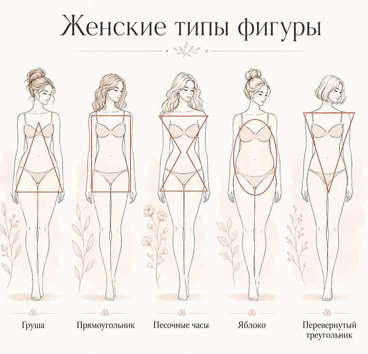 Женские типы фигур
